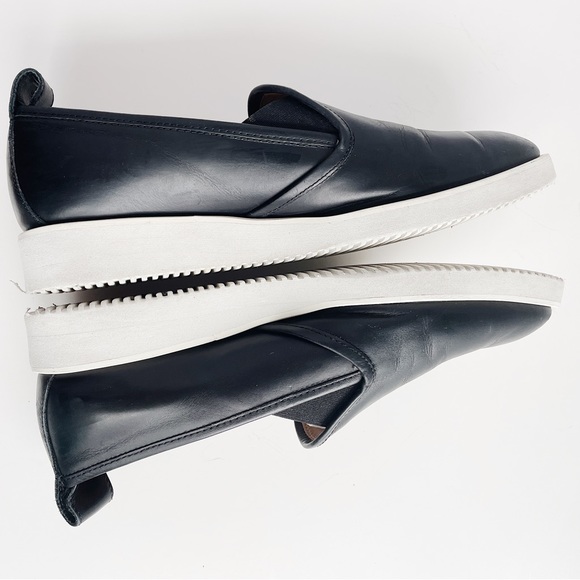 Everlane Black Leather Street Shoe Loafer pointy-toe Slip-on 8.5 - Picture 3 of 8